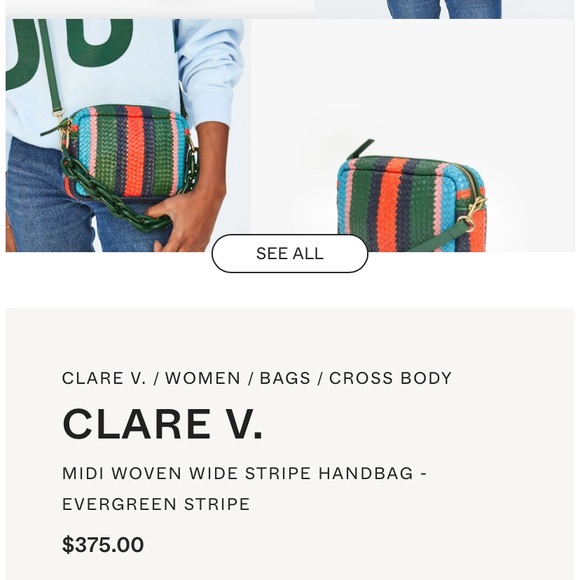 Clare V Colorful Woven Crossbody Bag - Picture 5 of 5